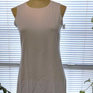 NWT $110 Light Gray Long Tank Top EILEEN FISHER XXS
